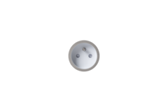Rond 2.0 - backfit stopcontact nl-d lgrijs/wit